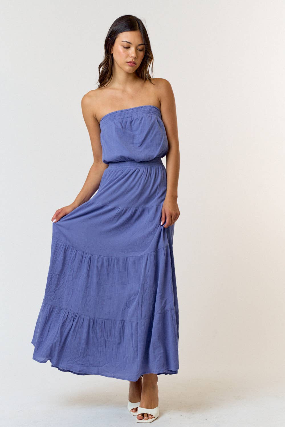 Iris Strapless Maxi Dress