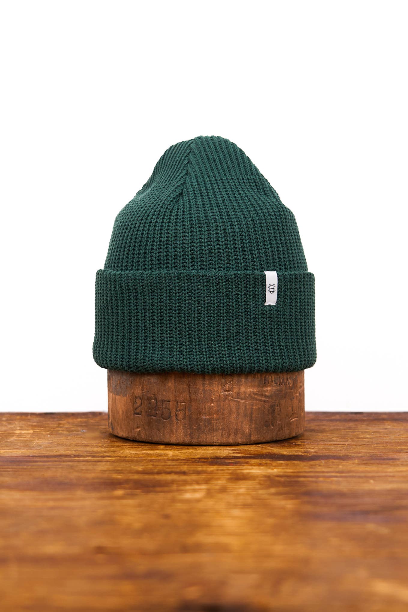 Adirondack Green Upcycled Cotton Beanie