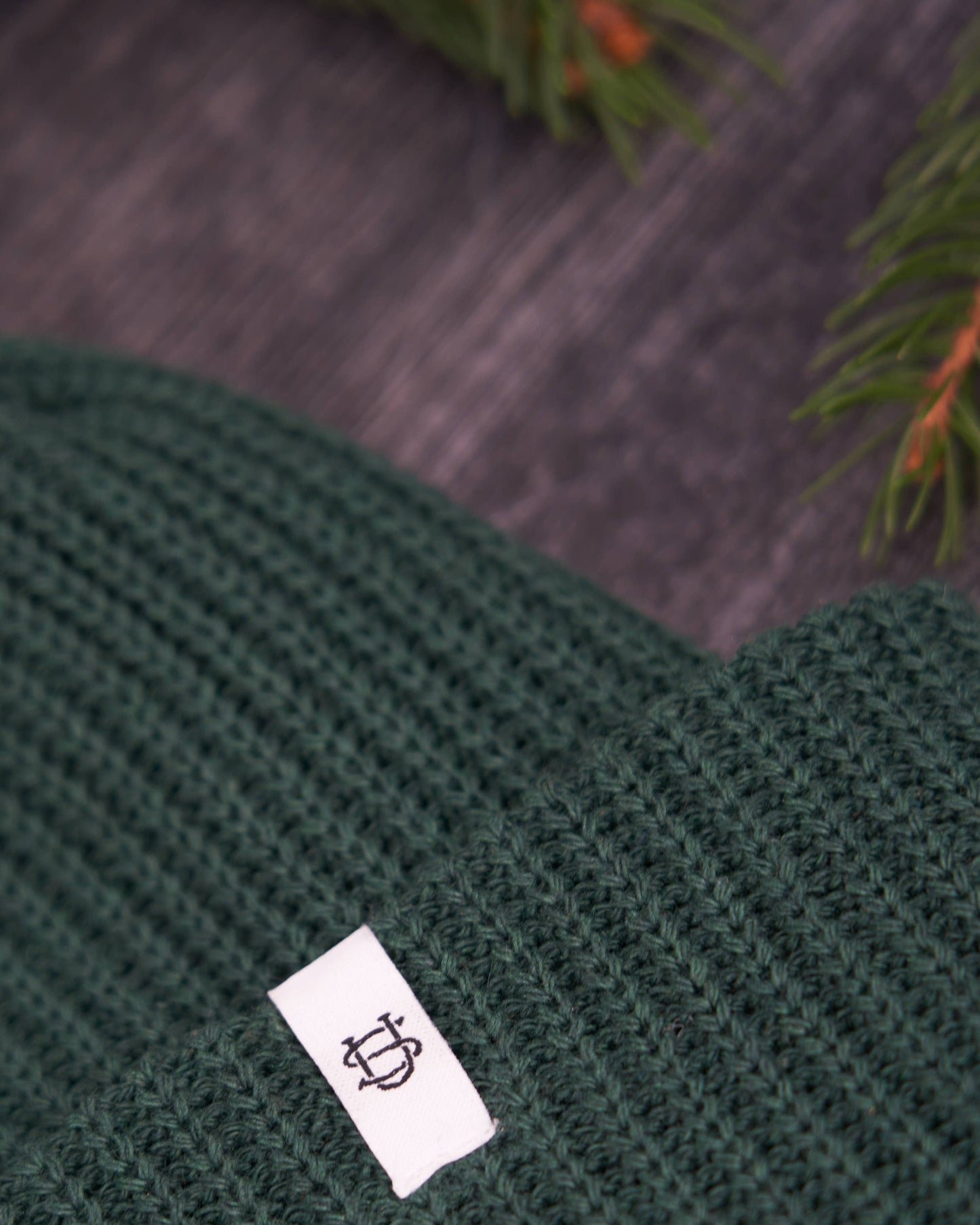 Adirondack Green Upcycled Cotton Beanie