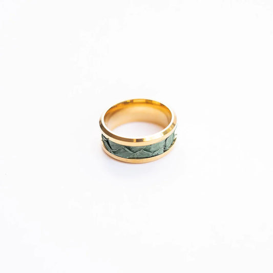 Catawba Ring - Emerald Salmon / Gold