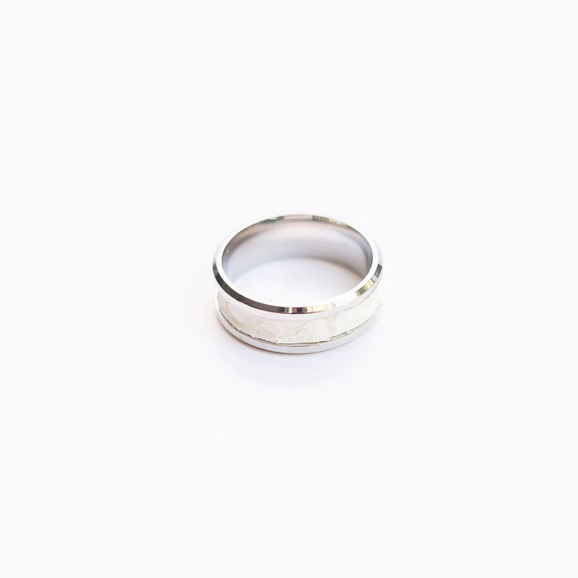 Catawba Ring - White Salmon / Silver