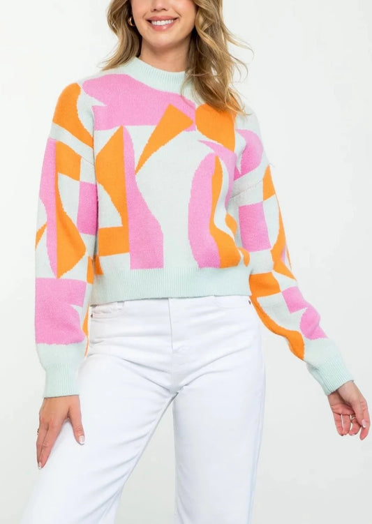 THML Abstract Knit Sweater