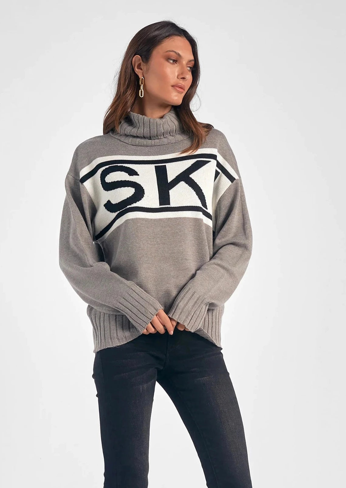 Aspen Ski Sweater Gray