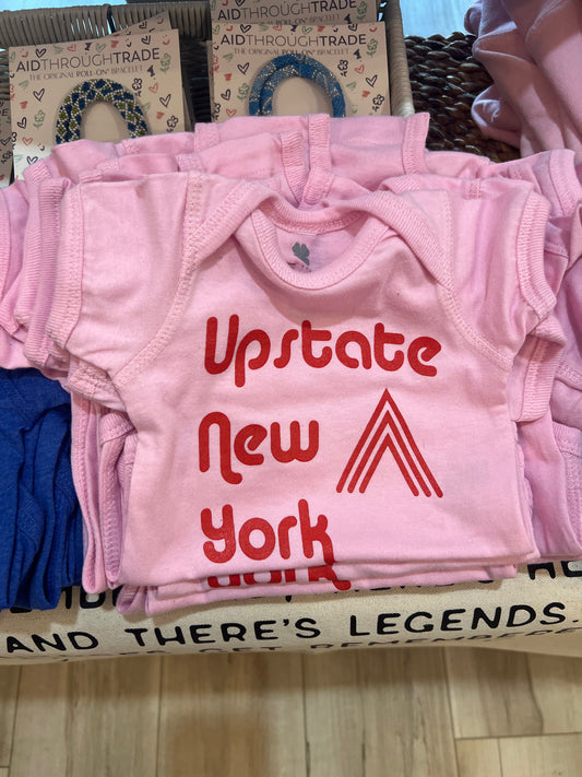 Upstate Retro Onesie - PInk