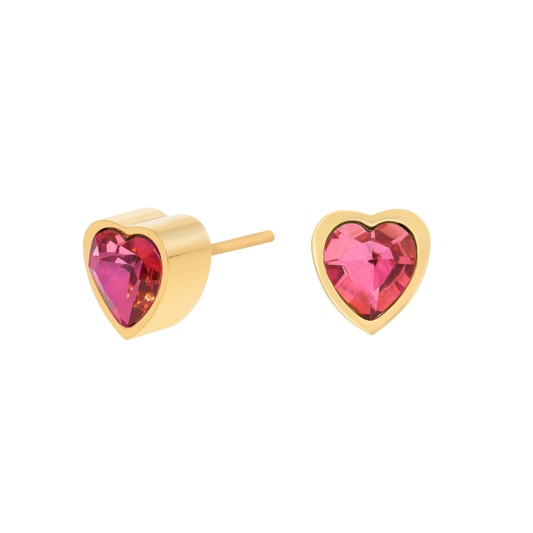 Hey Harper - La Passion Swarovski Pink Earrings