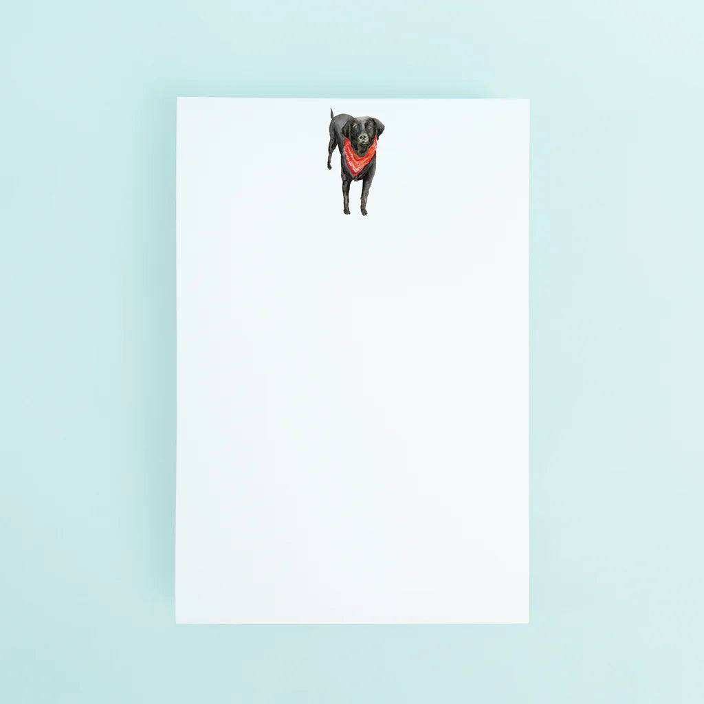 Black Lab Notepad