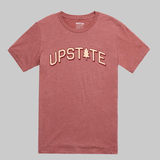 Red Upstate Tree Arch Tee