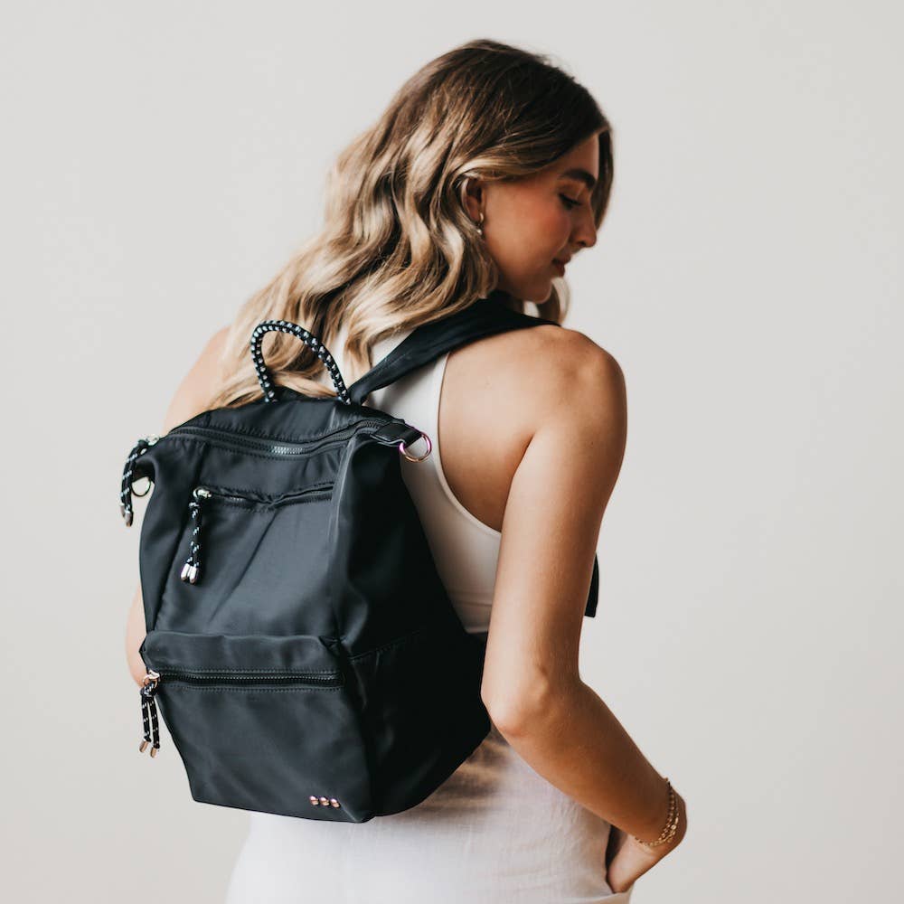 Ryanne Roped Backpack: Olive