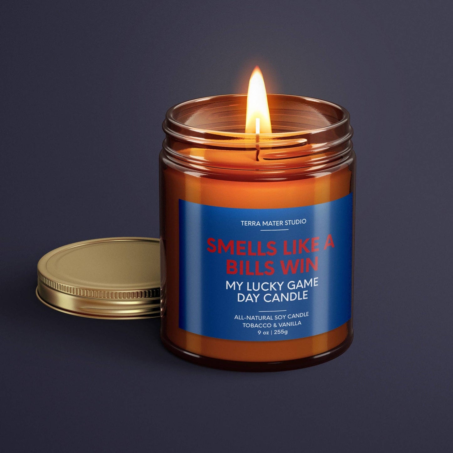 Smells Like A Bills Win | Lucky Game Day Candle: Sea Salt + Orchids