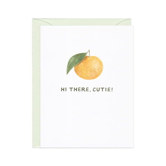 Cutie Clementine — Food Pun Everyday Card