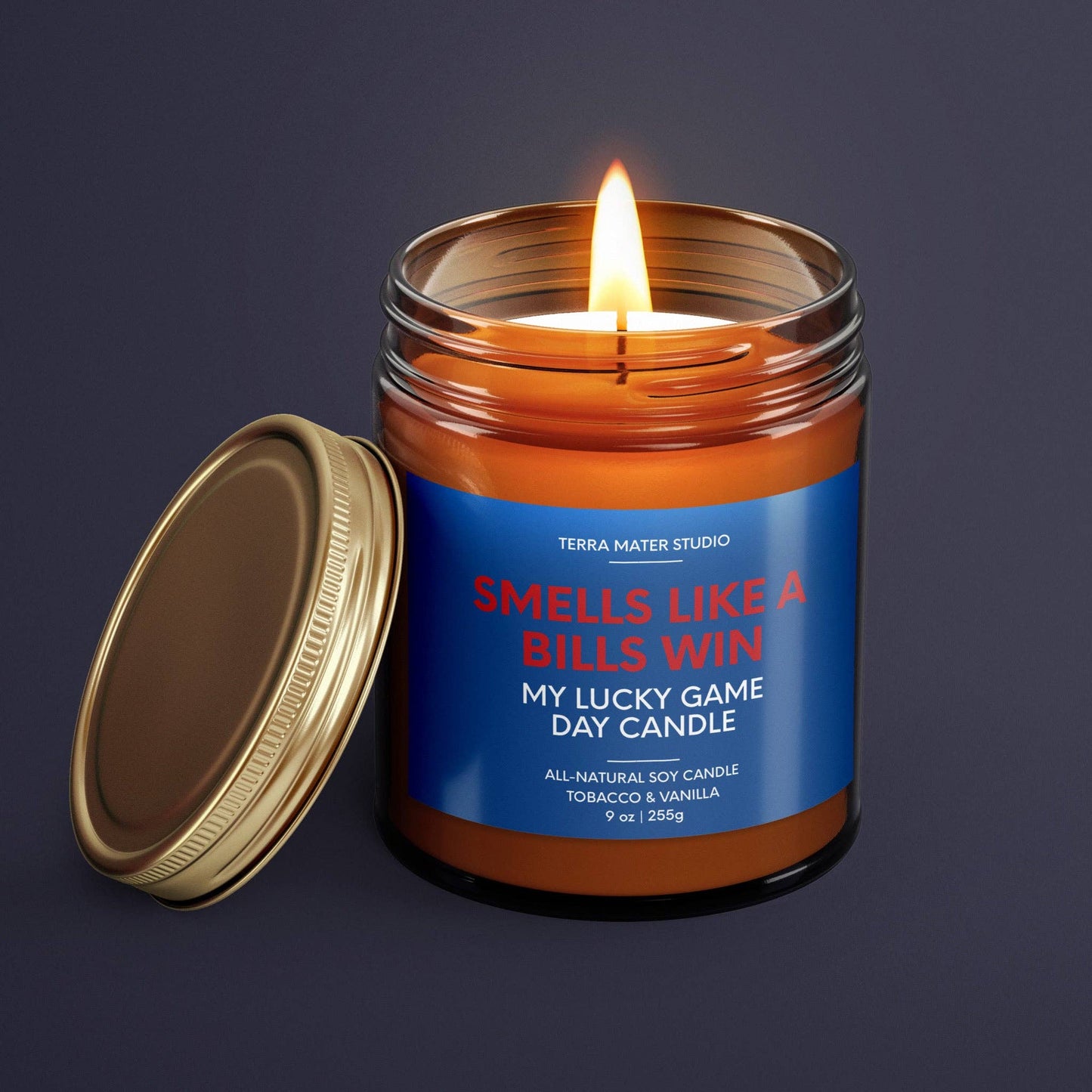 Smells Like A Bills Win | Lucky Game Day Candle: Sea Salt + Orchids