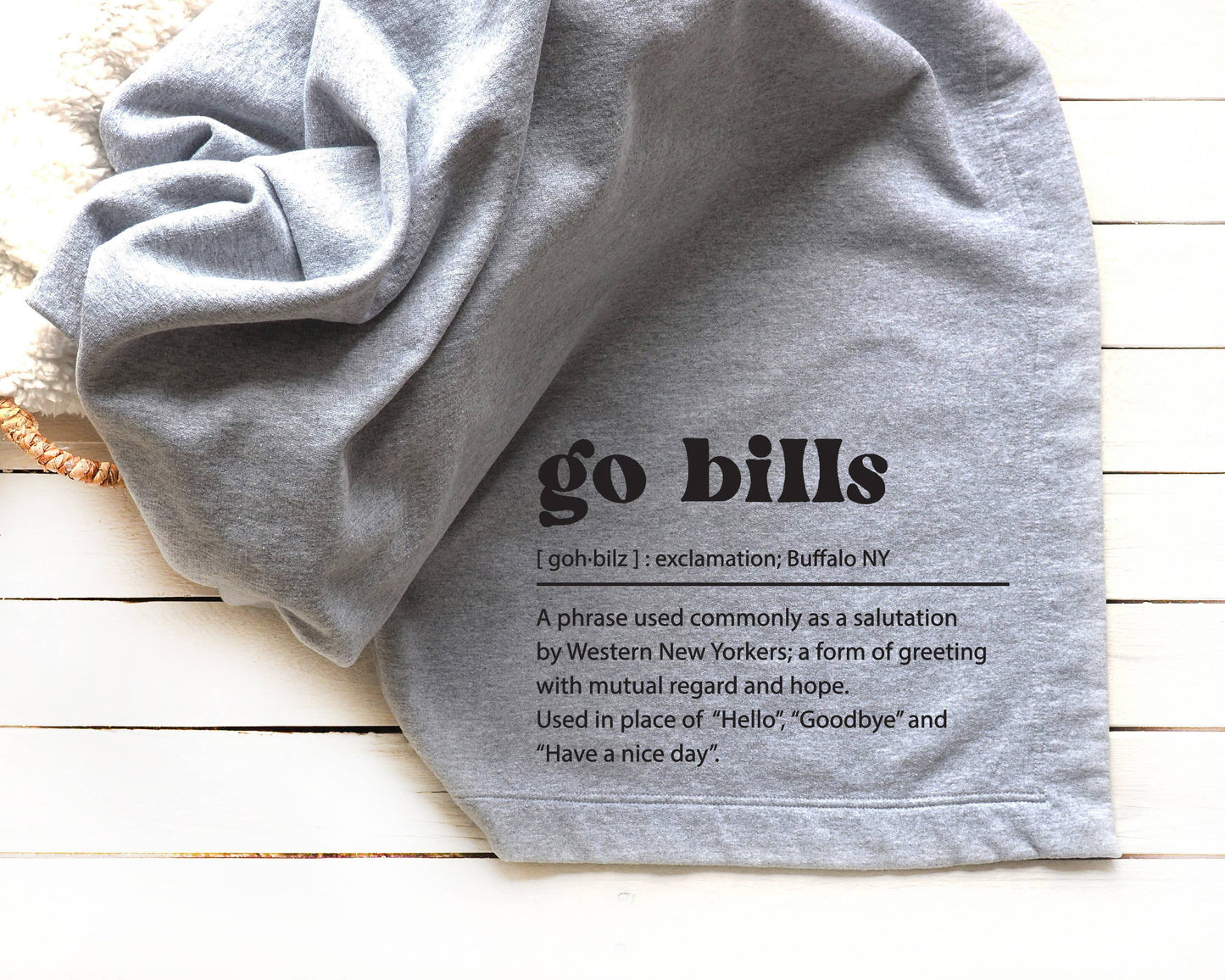 Go Bills Stadium Blanket