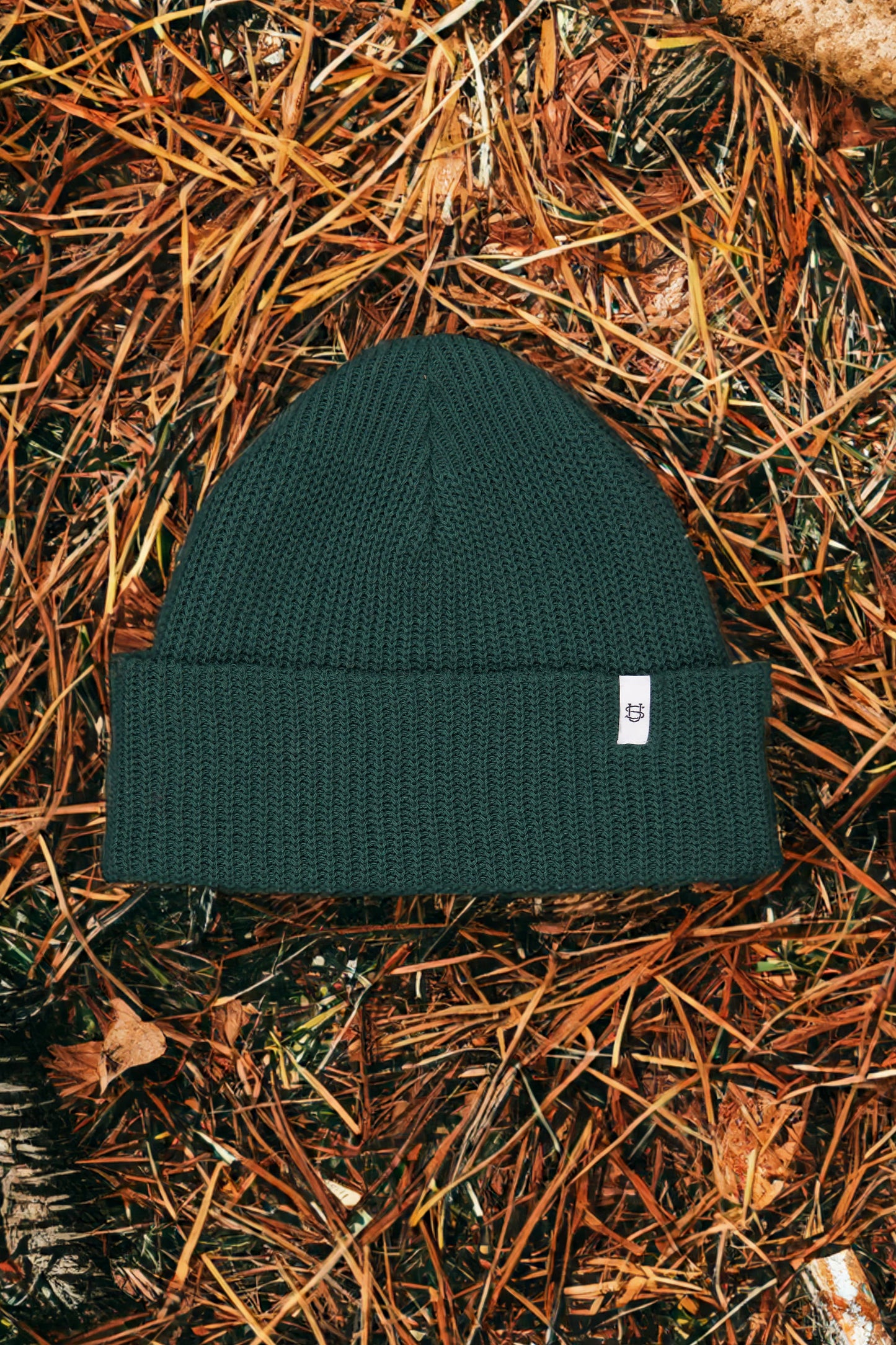 Adirondack Green Upcycled Cotton Beanie