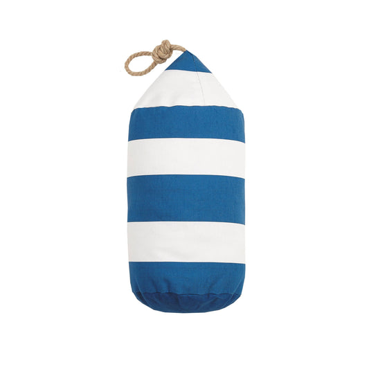 Blue & White Buoy Shaped Pillow