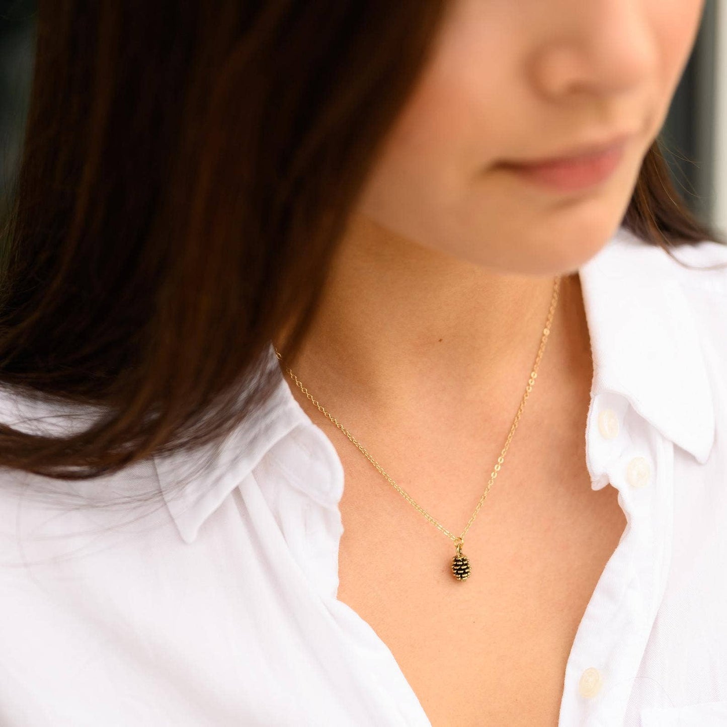 Pinecone Necklace