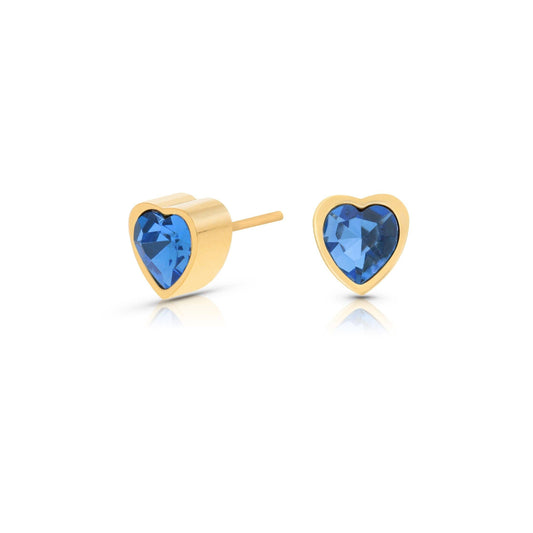 Hey Harper - La Passion Swarovski Blue Earrings
