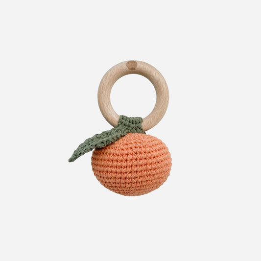 Cotton Crochet Rattle Pumpkin