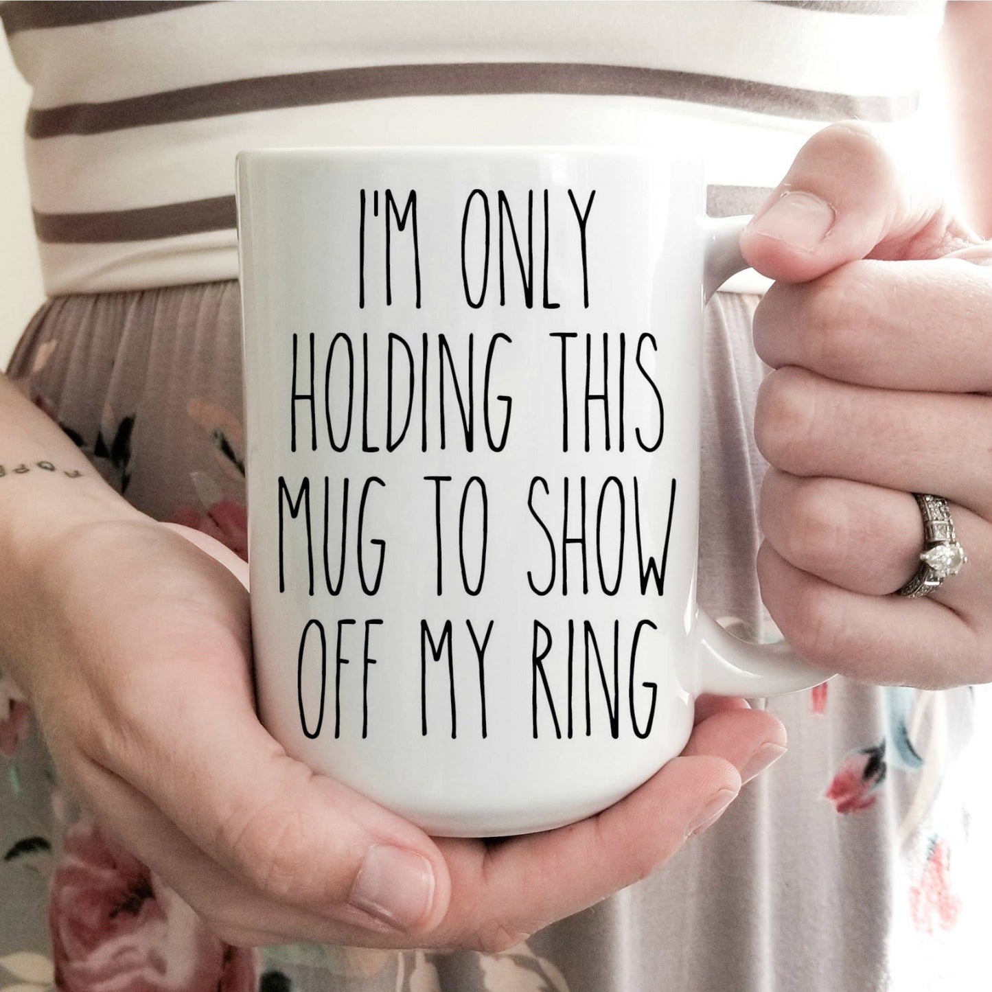 Show Off My Ring 15 oz Mug