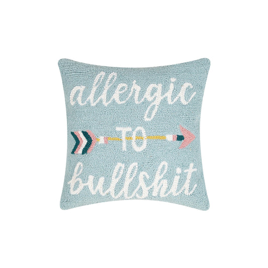 Allergic To Bullshit Hook Pillow